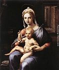Giulio Cesare Procaccini Paintings - Madonna and Child by Giulio Romano